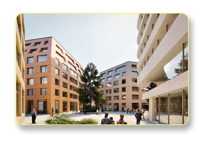 Zwei Arbeitern die Gibskartonplatten demontieren